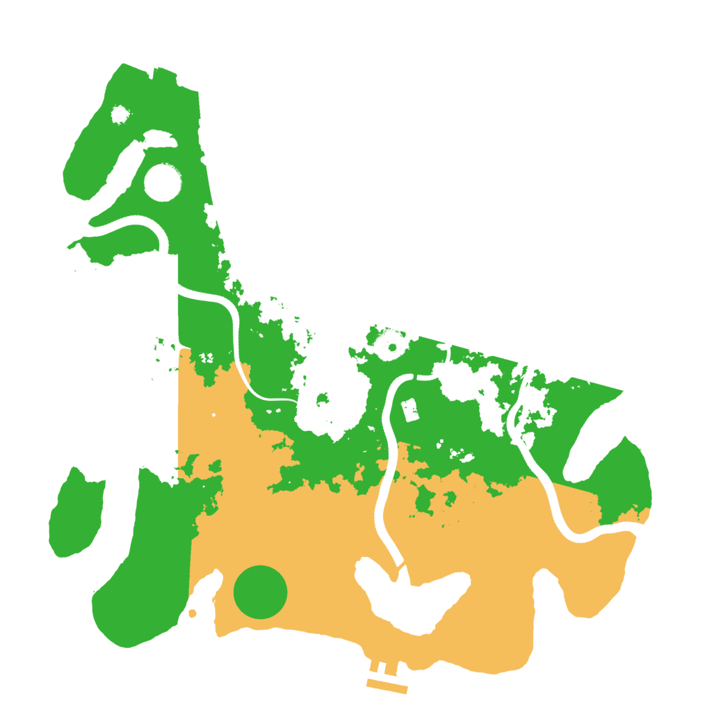Biome Rust Map: Procedural Map, Size: 3500, Seed: 1213299570