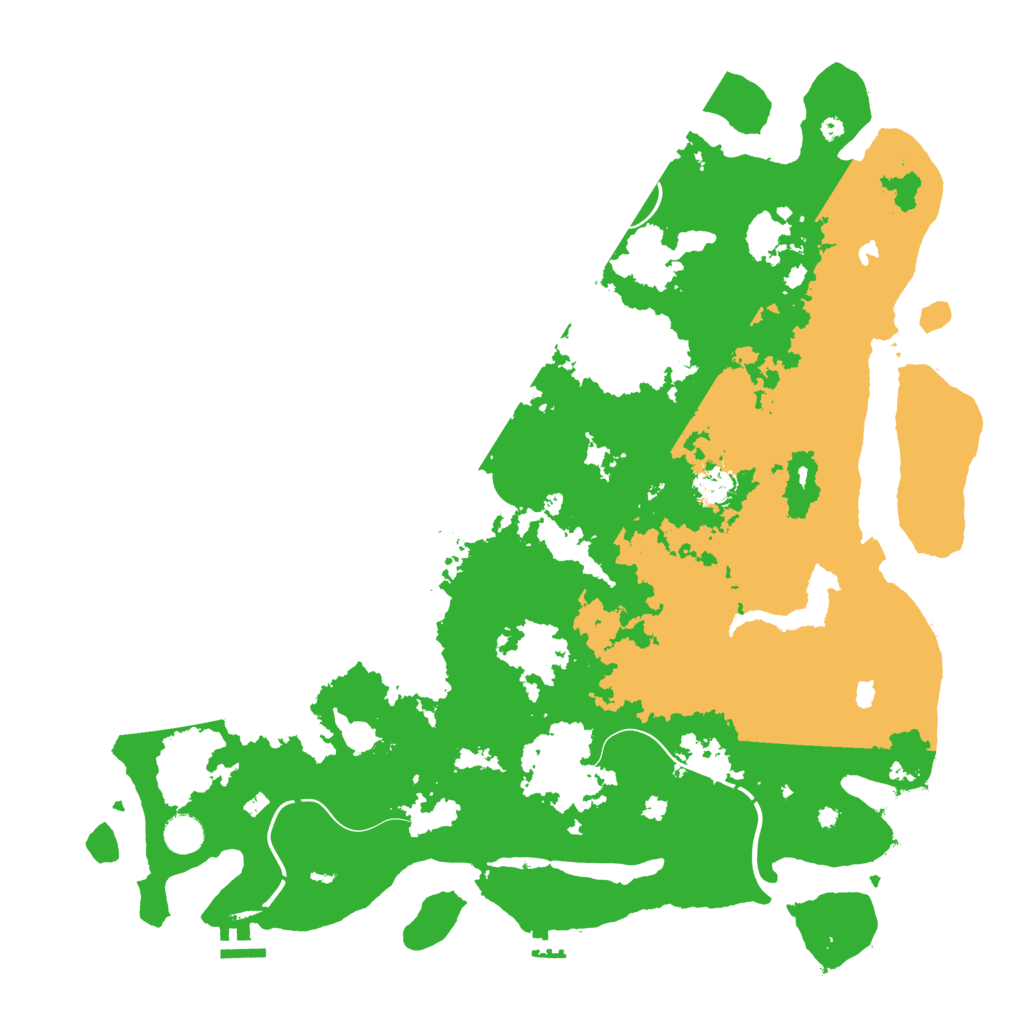 Biome Rust Map: Procedural Map, Size: 4550, Seed: 1665777655