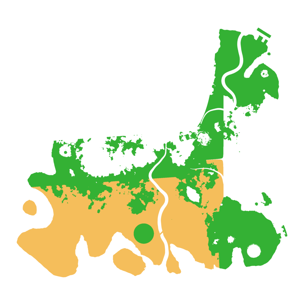 Biome Rust Map: Procedural Map, Size: 3900, Seed: 5992194