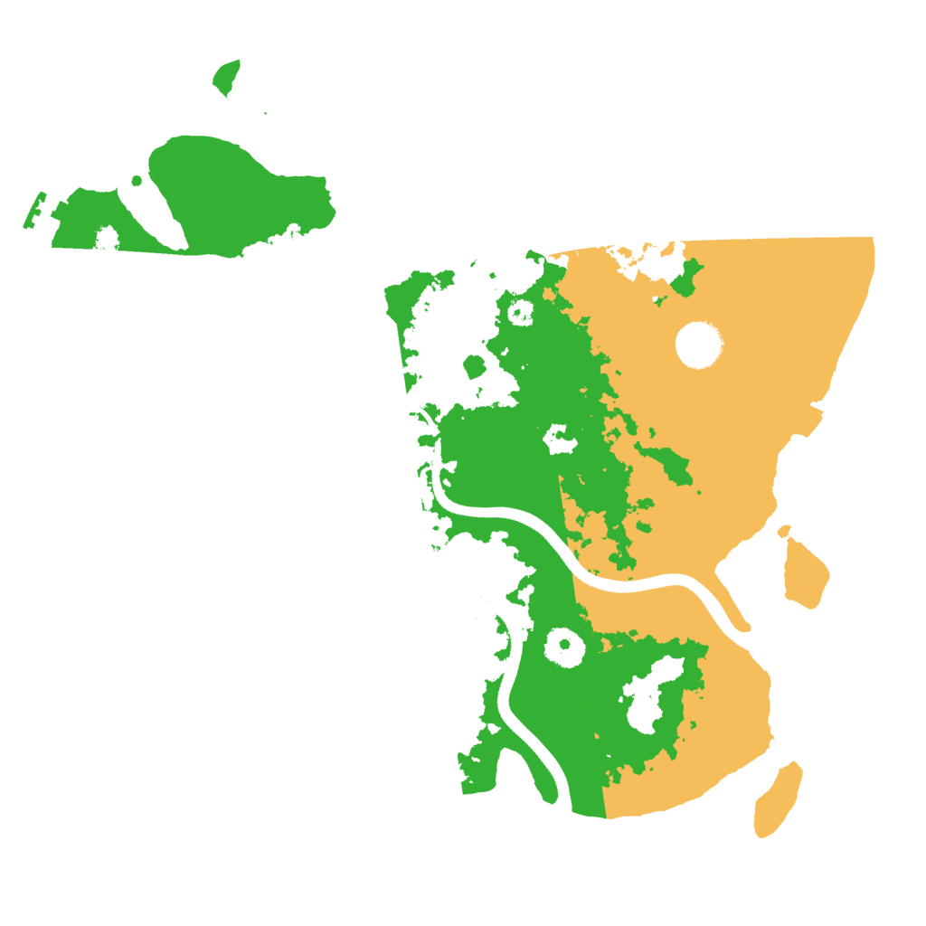 Biome Rust Map: Procedural Map, Size: 3500, Seed: 1528211966