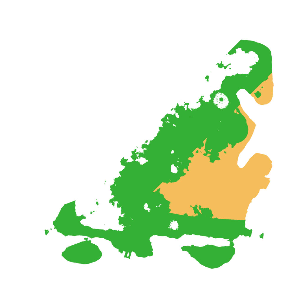 Biome Rust Map: Procedural Map, Size: 3000, Seed: 2088467382