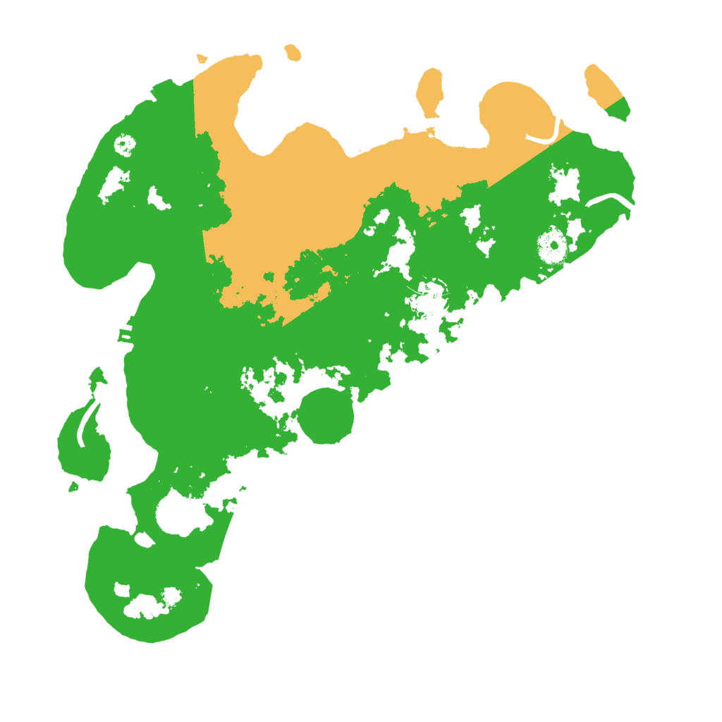 Biome Rust Map: Procedural Map, Size: 3450, Seed: 58434965