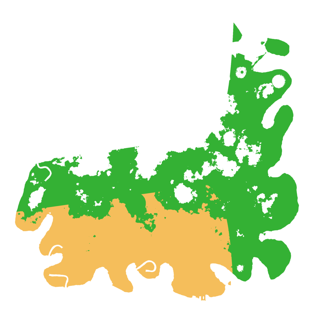 Biome Rust Map: Procedural Map, Size: 4300, Seed: 37216960