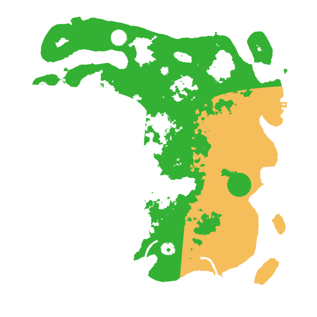 Biome Rust Map: Procedural Map, Size: 3500, Seed: 89485239
