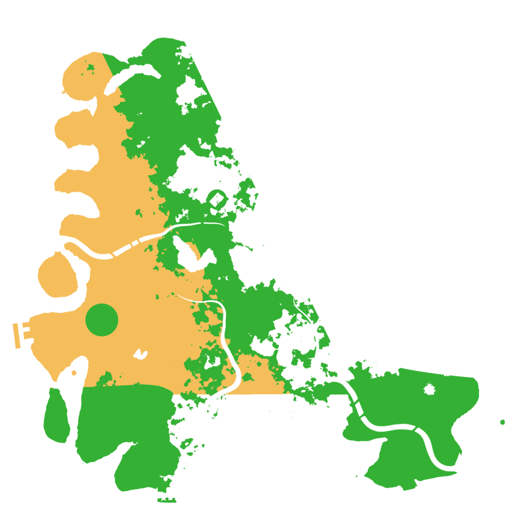 Biome Rust Map: Procedural Map, Size: 4250, Seed: 2821840