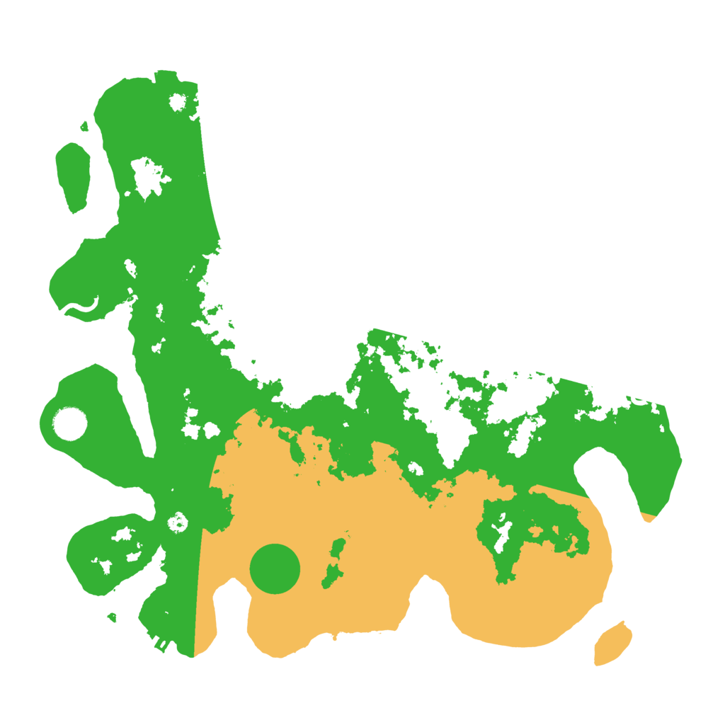 Biome Rust Map: Procedural Map, Size: 3800, Seed: 57729650