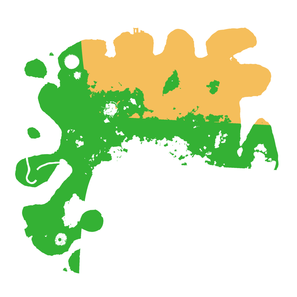 Biome Rust Map: Procedural Map, Size: 3650, Seed: 74936381