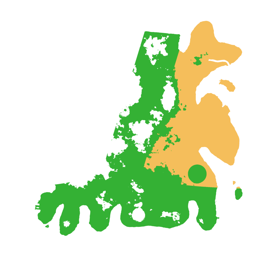 Biome Rust Map: Procedural Map, Size: 3650, Seed: 61885533