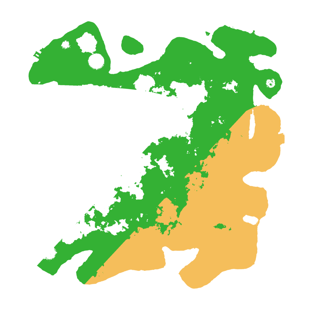 Biome Rust Map: Procedural Map, Size: 3550, Seed: 66604388