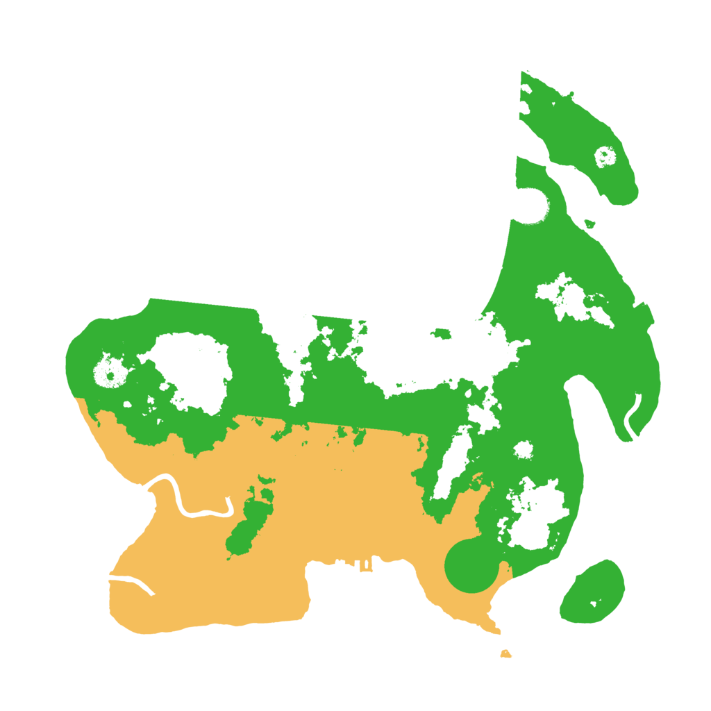 Biome Rust Map: Procedural Map, Size: 3450, Seed: 38713215