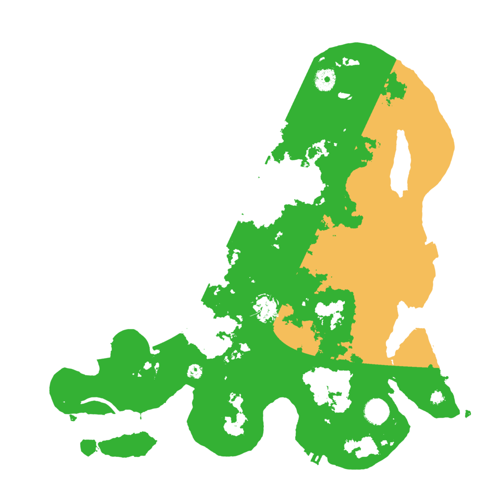 Biome Rust Map: Procedural Map, Size: 3500, Seed: 5075897