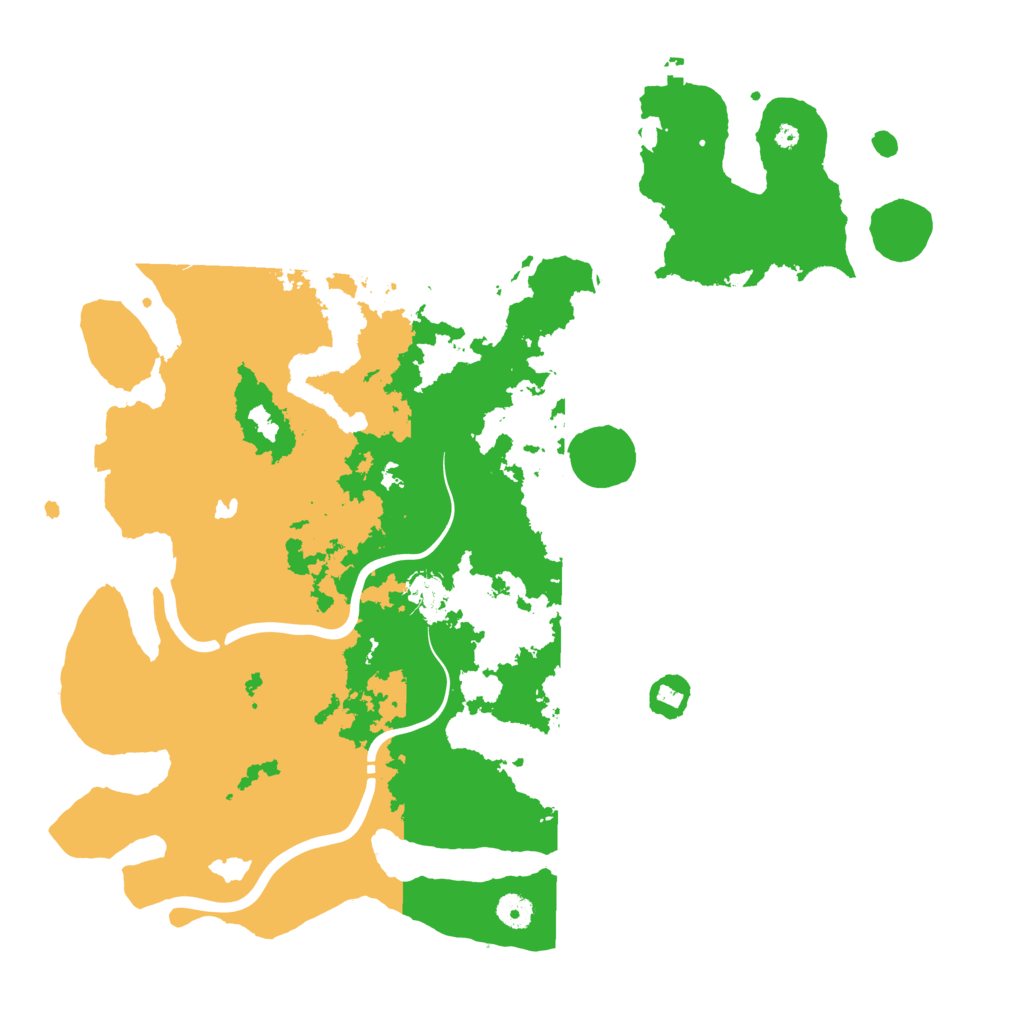 Biome Rust Map: Procedural Map, Size: 4400, Seed: 73879102