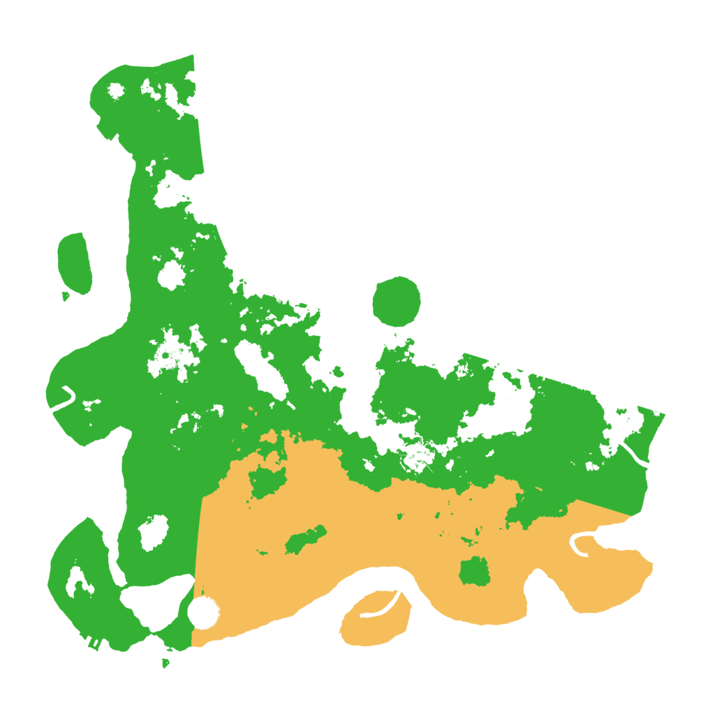 Biome Rust Map: Procedural Map, Size: 4000, Seed: 111177