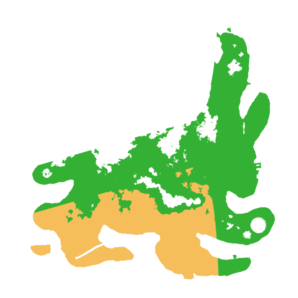 Biome Rust Map: Procedural Map, Size: 3400, Seed: 99251820