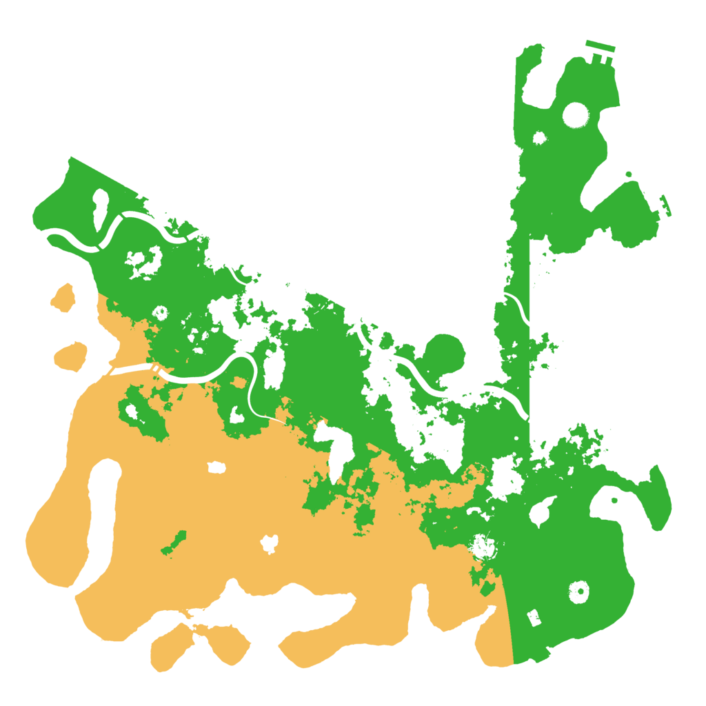 Biome Rust Map: Procedural Map, Size: 4800, Seed: 248088798