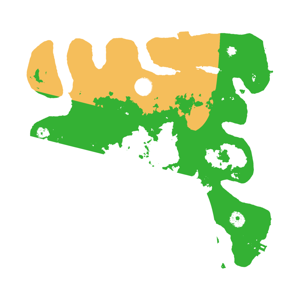 Biome Rust Map: Procedural Map, Size: 3000, Seed: 22445