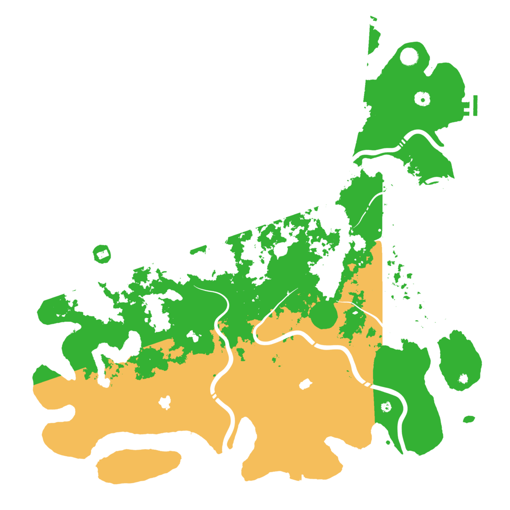 Biome Rust Map: Procedural Map, Size: 5000, Seed: 1043029531
