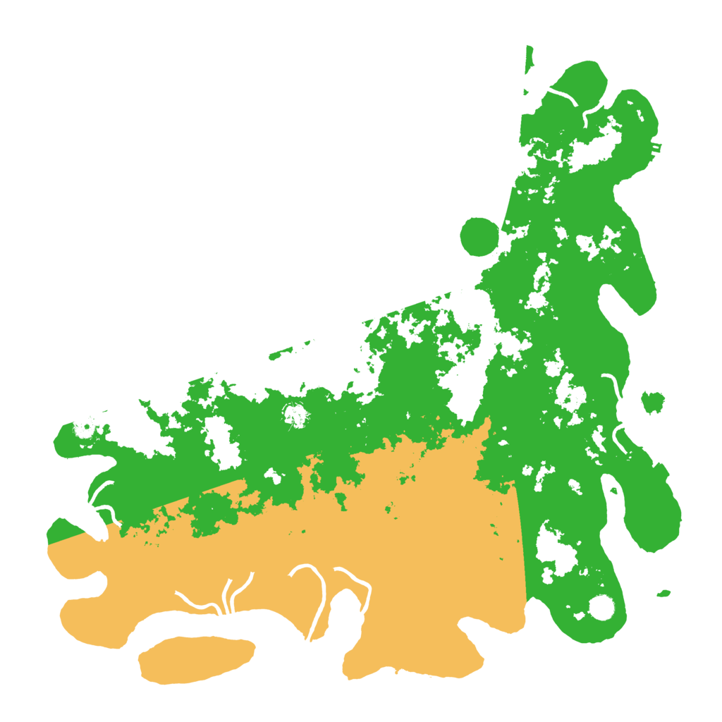 Biome Rust Map: Procedural Map, Size: 5000, Seed: 1043029531