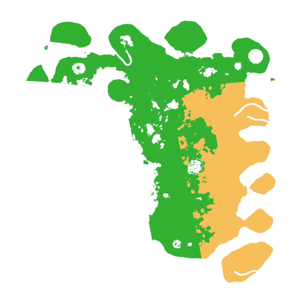 Biome Rust Map: Procedural Map, Size: 3600, Seed: 62711411