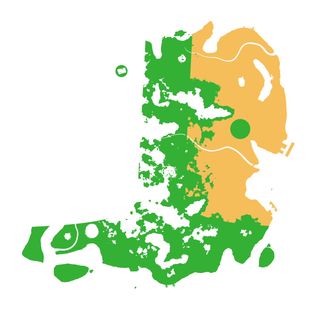Biome Rust Map: Procedural Map, Size: 4100, Seed: 44364840