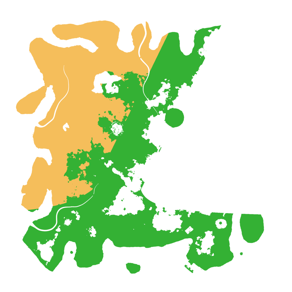 Biome Rust Map: Procedural Map, Size: 4100, Seed: 28429418