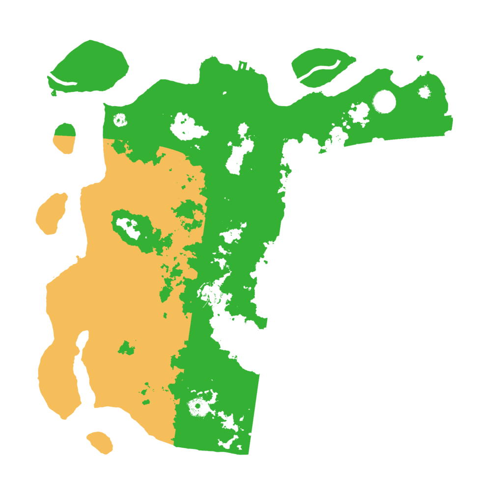 Biome Rust Map: Procedural Map, Size: 3850, Seed: 48799417