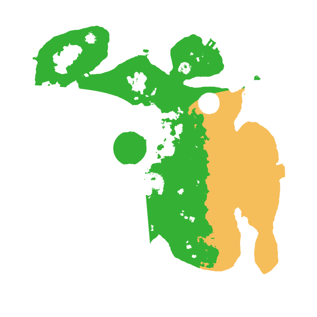 Biome Rust Map: Procedural Map, Size: 2700, Seed: 77652076