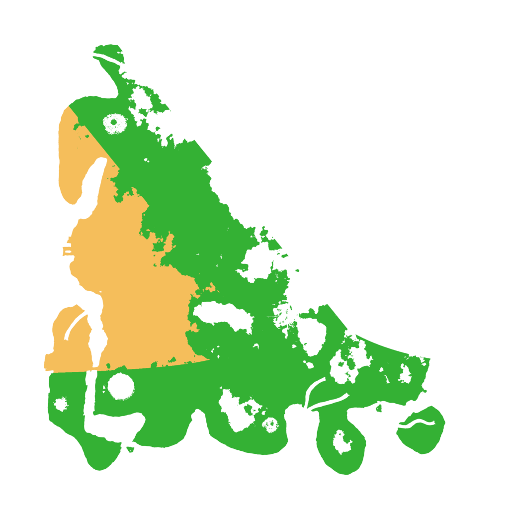 Biome Rust Map: Procedural Map, Size: 3500, Seed: 21384545
