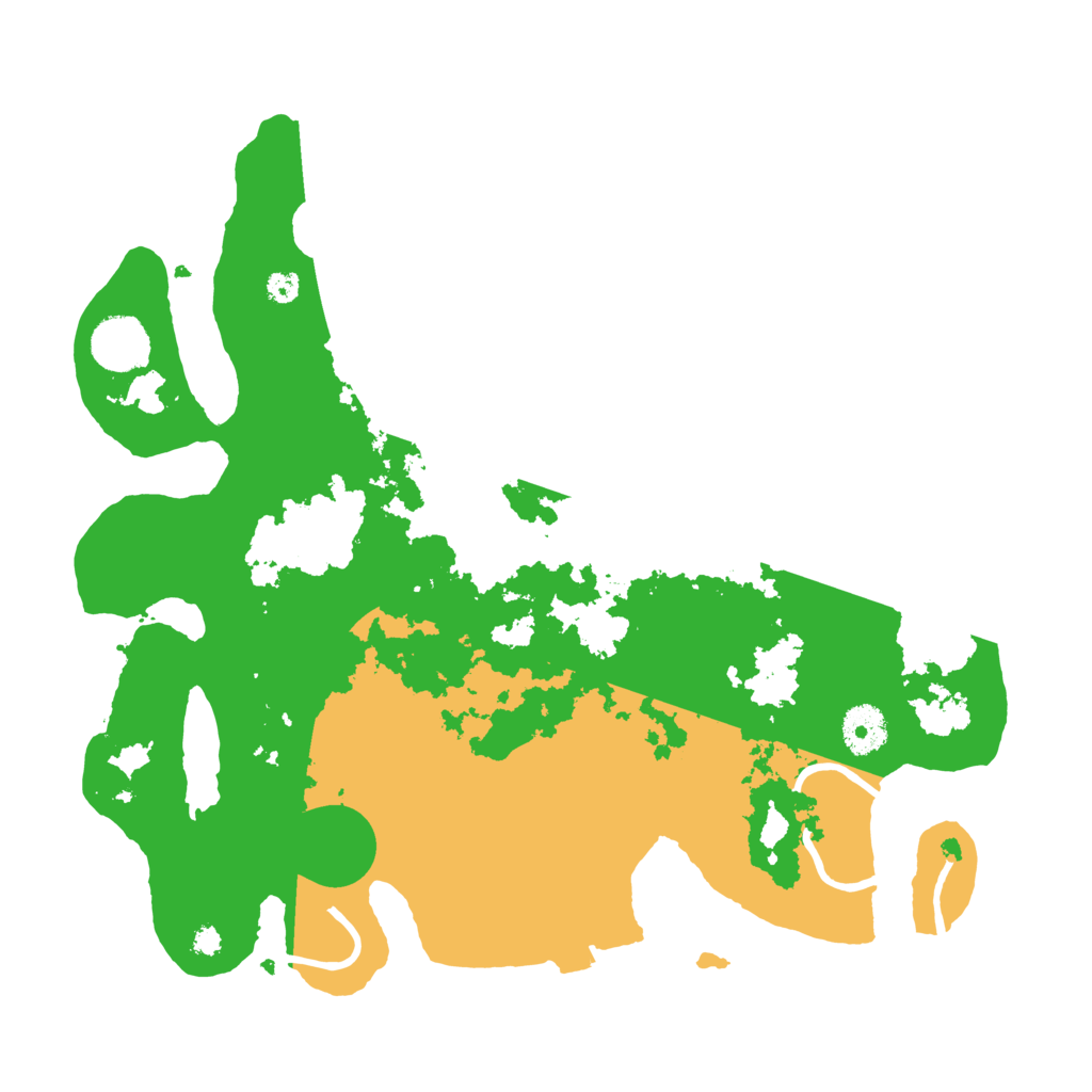 Biome Rust Map: Procedural Map, Size: 3500, Seed: 19908000