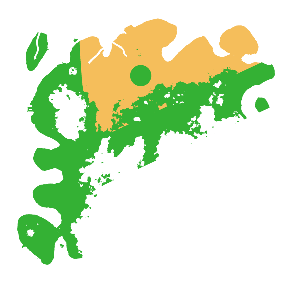 Biome Rust Map: Procedural Map, Size: 3700, Seed: 48629813