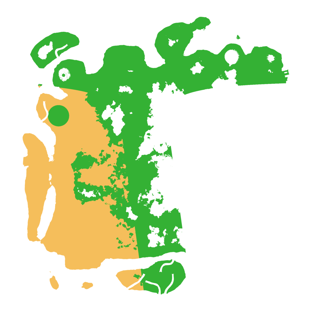 Biome Rust Map: Procedural Map, Size: 3900, Seed: 72842211