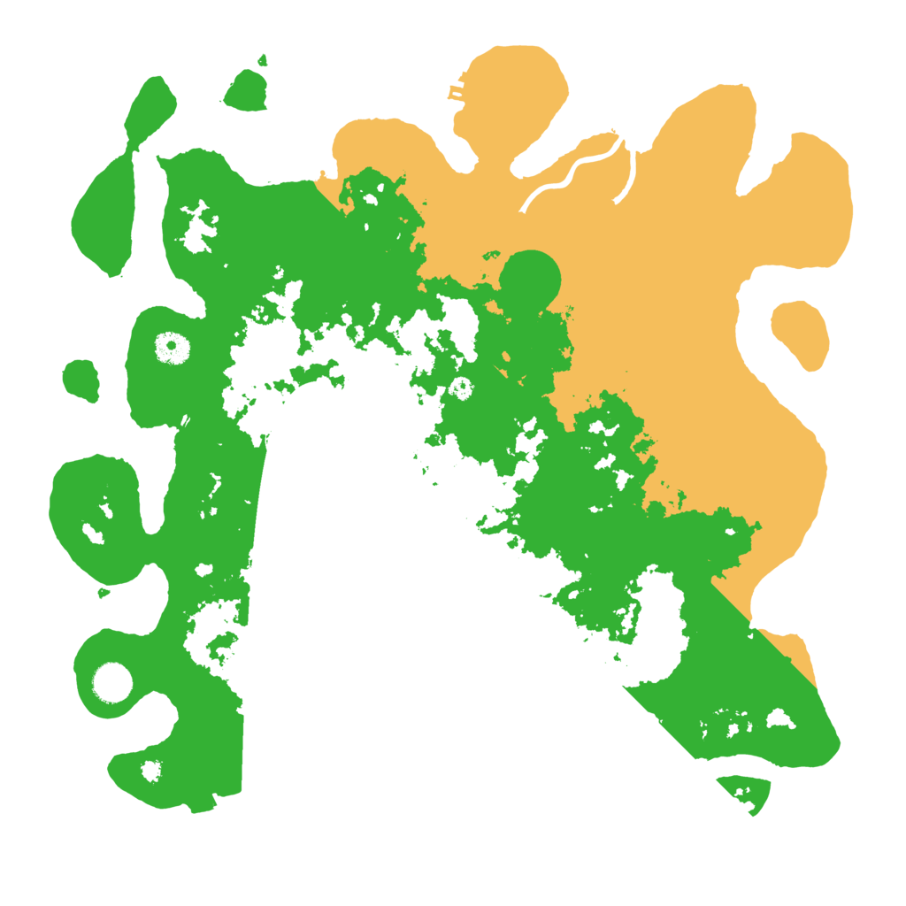 Biome Rust Map: Procedural Map, Size: 4000, Seed: 13423