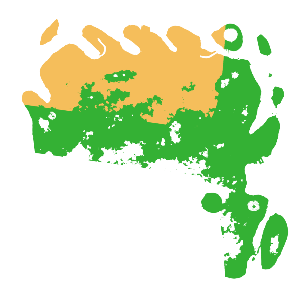 Biome Rust Map: Procedural Map, Size: 4100, Seed: 27487946