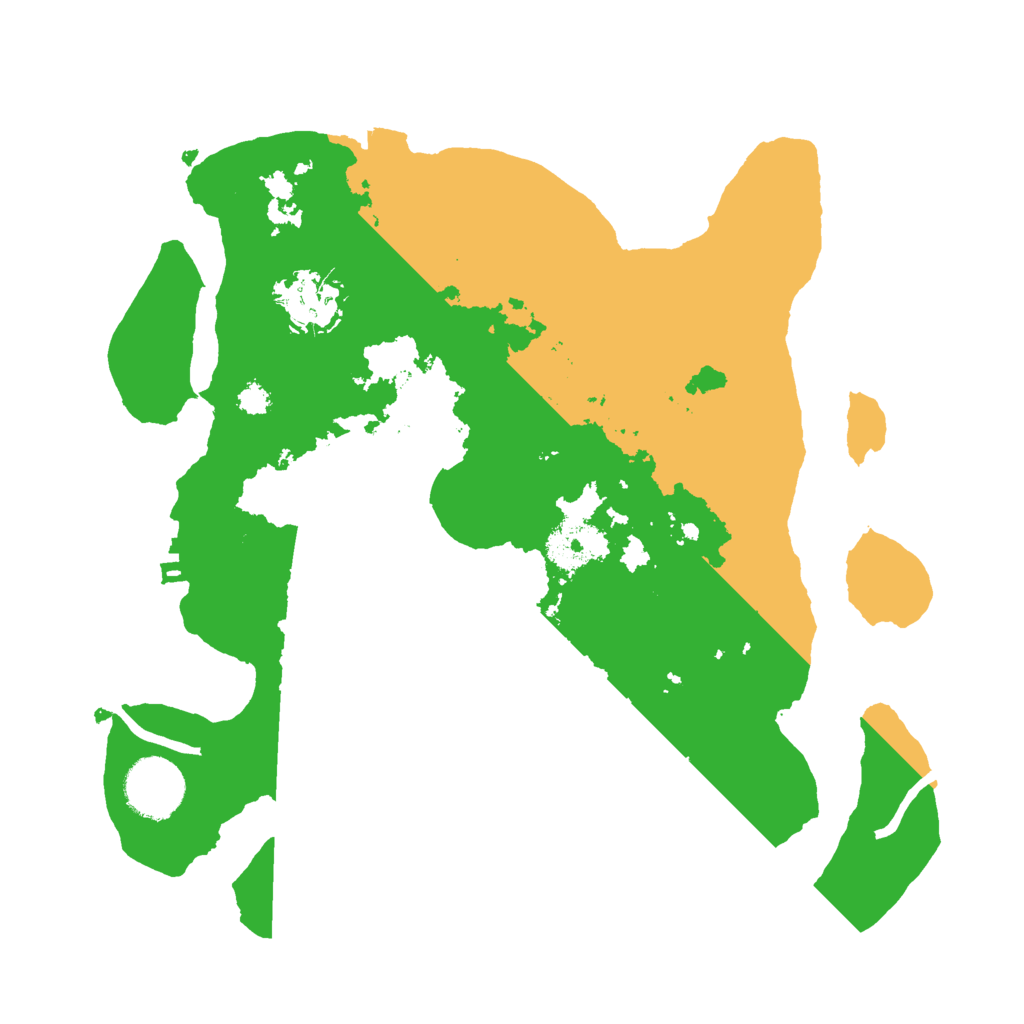 Biome Rust Map: Procedural Map, Size: 3000, Seed: 43533