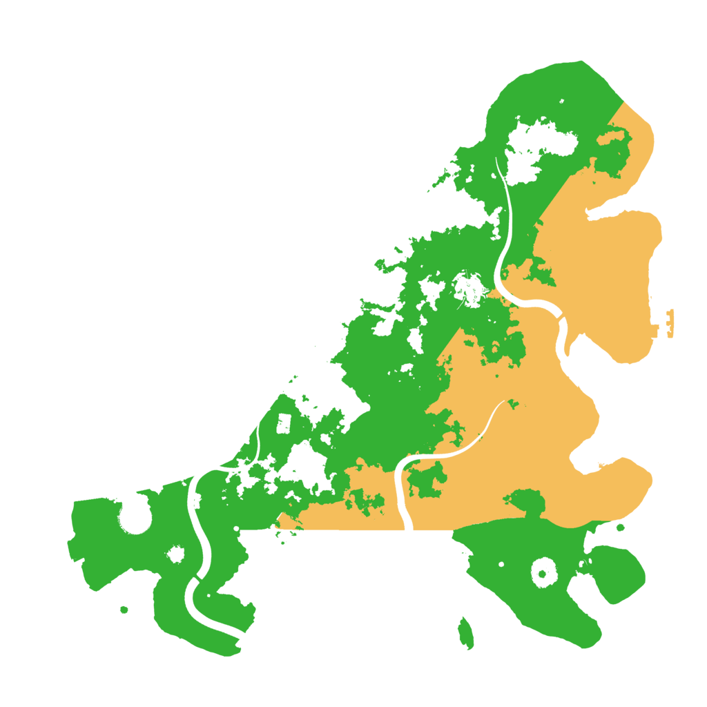 Biome Rust Map: Procedural Map, Size: 3750, Seed: 60932078