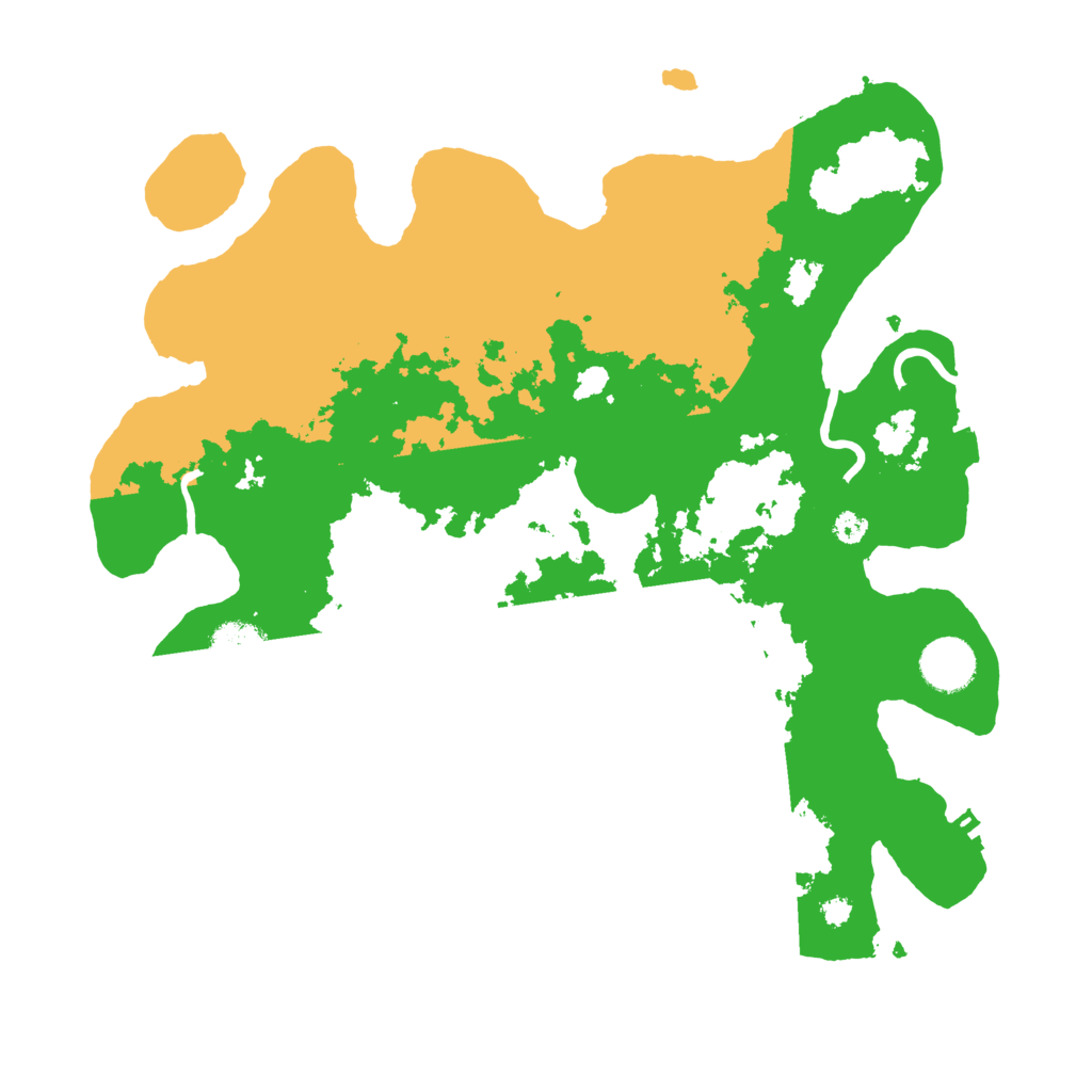 Biome Rust Map: Procedural Map, Size: 3500, Seed: 52641337