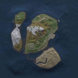 Thumbnail Rust Map: Procedural Map, Size: 1750, Seed: 1008592742, 4 Monuments