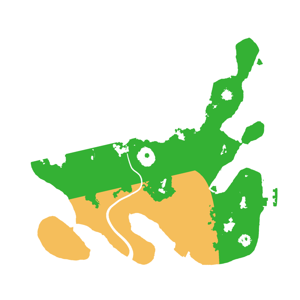 Biome Rust Map: Procedural Map, Size: 2500, Seed: 1313