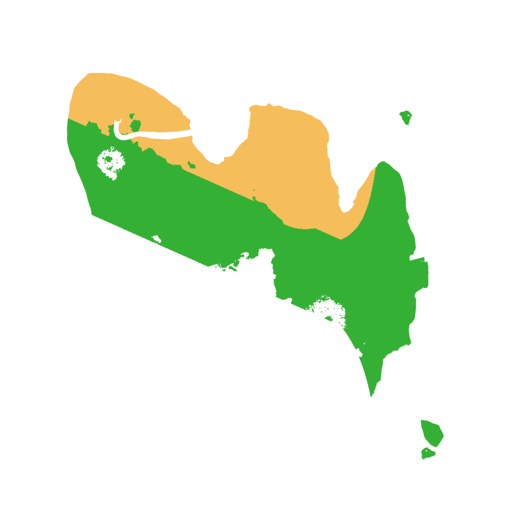 Biome Rust Map: Procedural Map, Size: 2000, Seed: 736214810