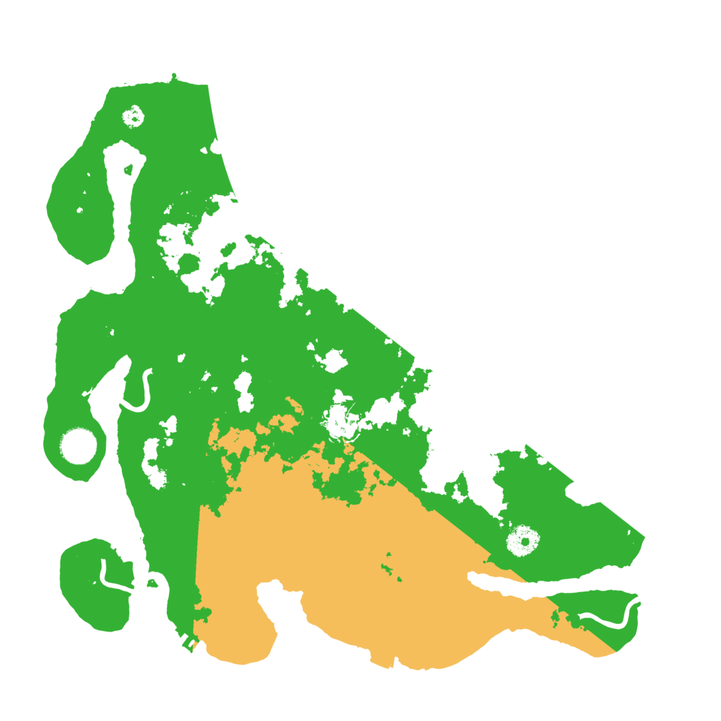 Biome Rust Map: Procedural Map, Size: 3500, Seed: 2103561835