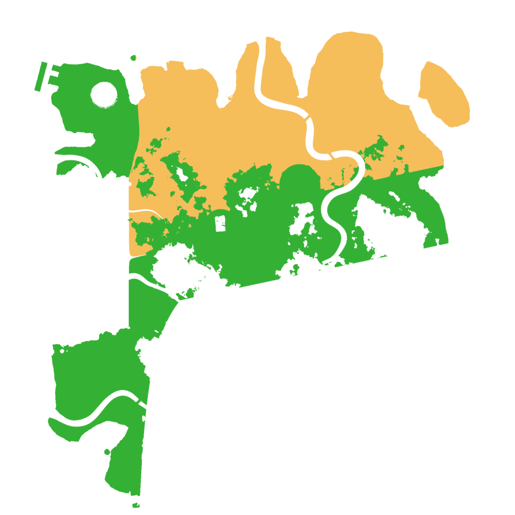 Biome Rust Map: Procedural Map, Size: 3500, Seed: 1859299246