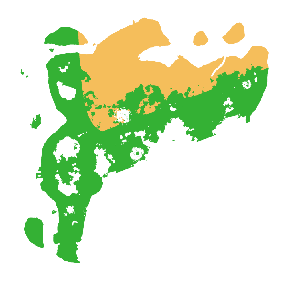 Biome Rust Map: Procedural Map, Size: 3400, Seed: 4610203
