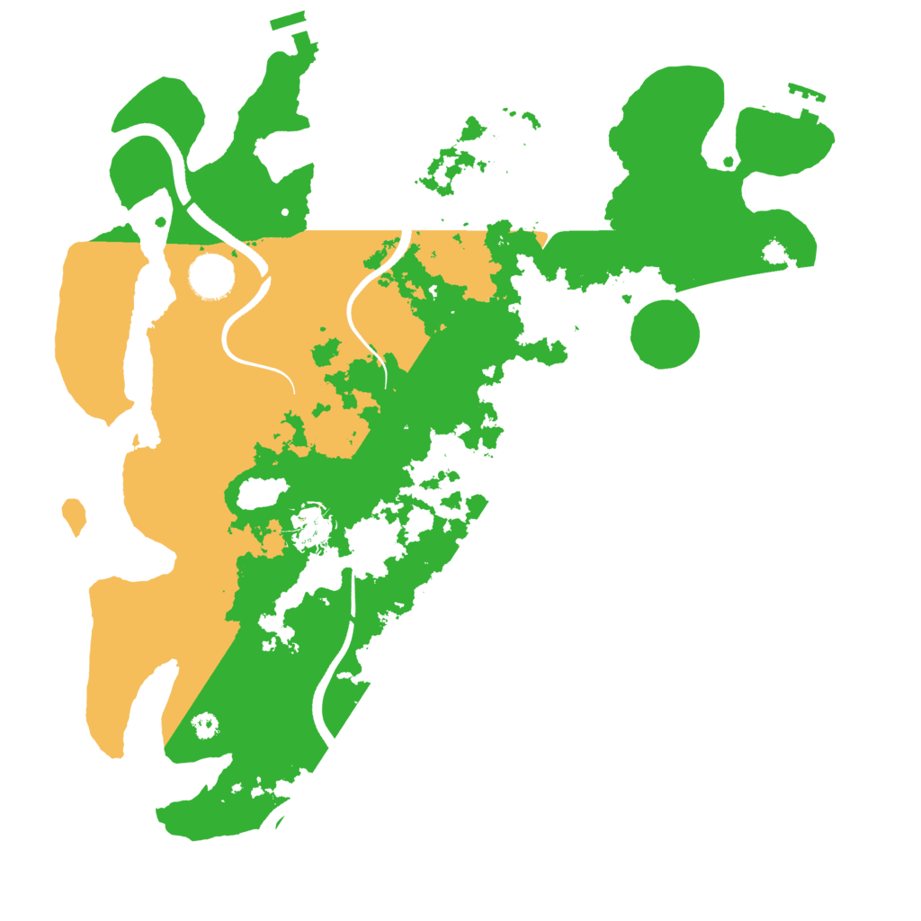 Biome Rust Map: Procedural Map, Size: 3550, Seed: 59092458