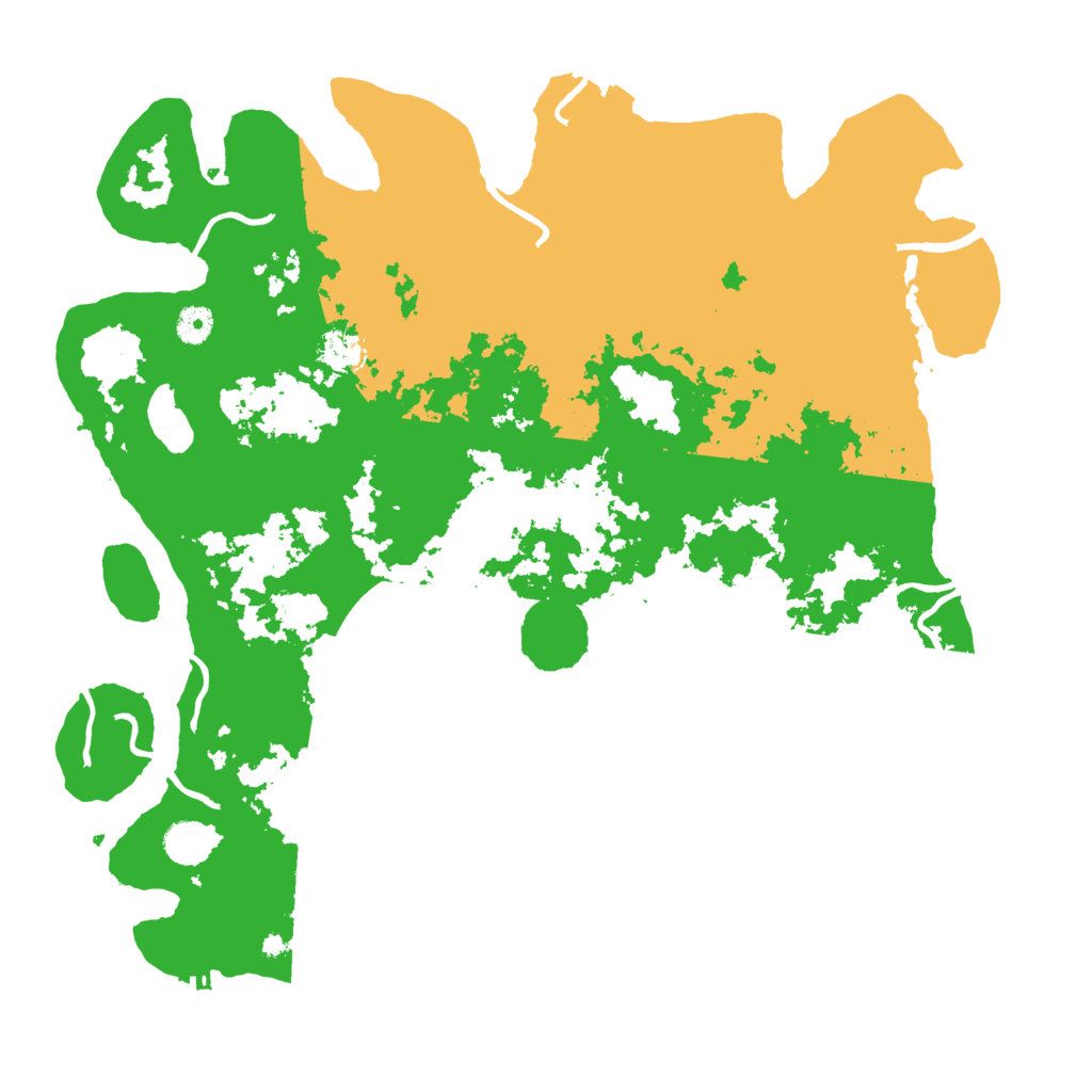 Biome Rust Map: Procedural Map, Size: 4400, Seed: 3443471