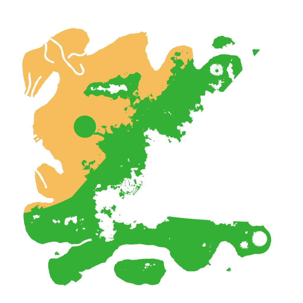Biome Rust Map: Procedural Map, Size: 3600, Seed: 65537476