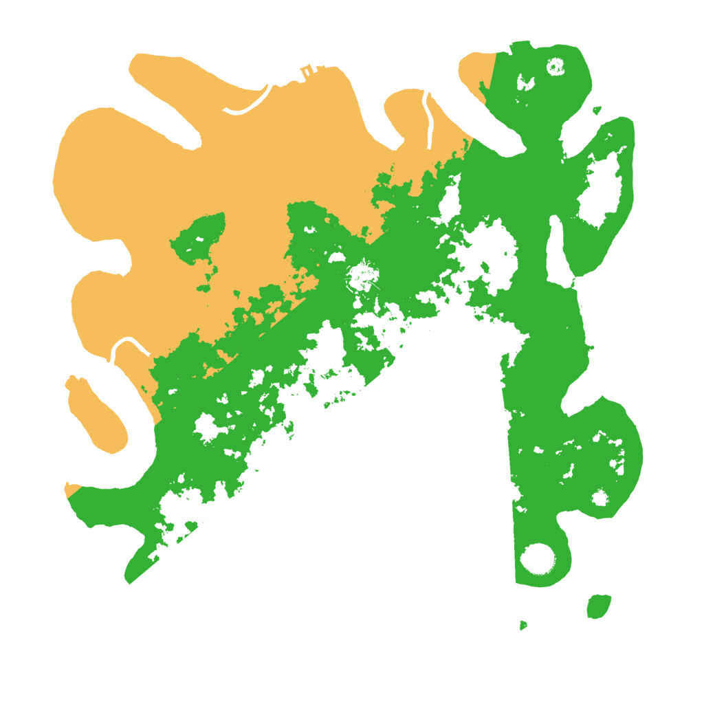 Biome Rust Map: Procedural Map, Size: 3950, Seed: 69569899
