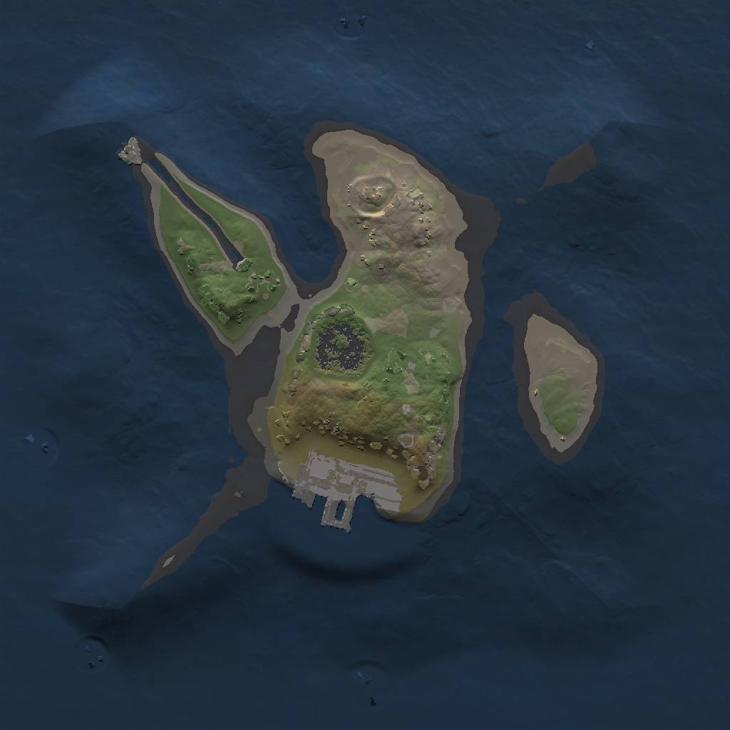 Rust Map: Procedural Map, Size: 1500, Seed: 936034150, 4 Monuments