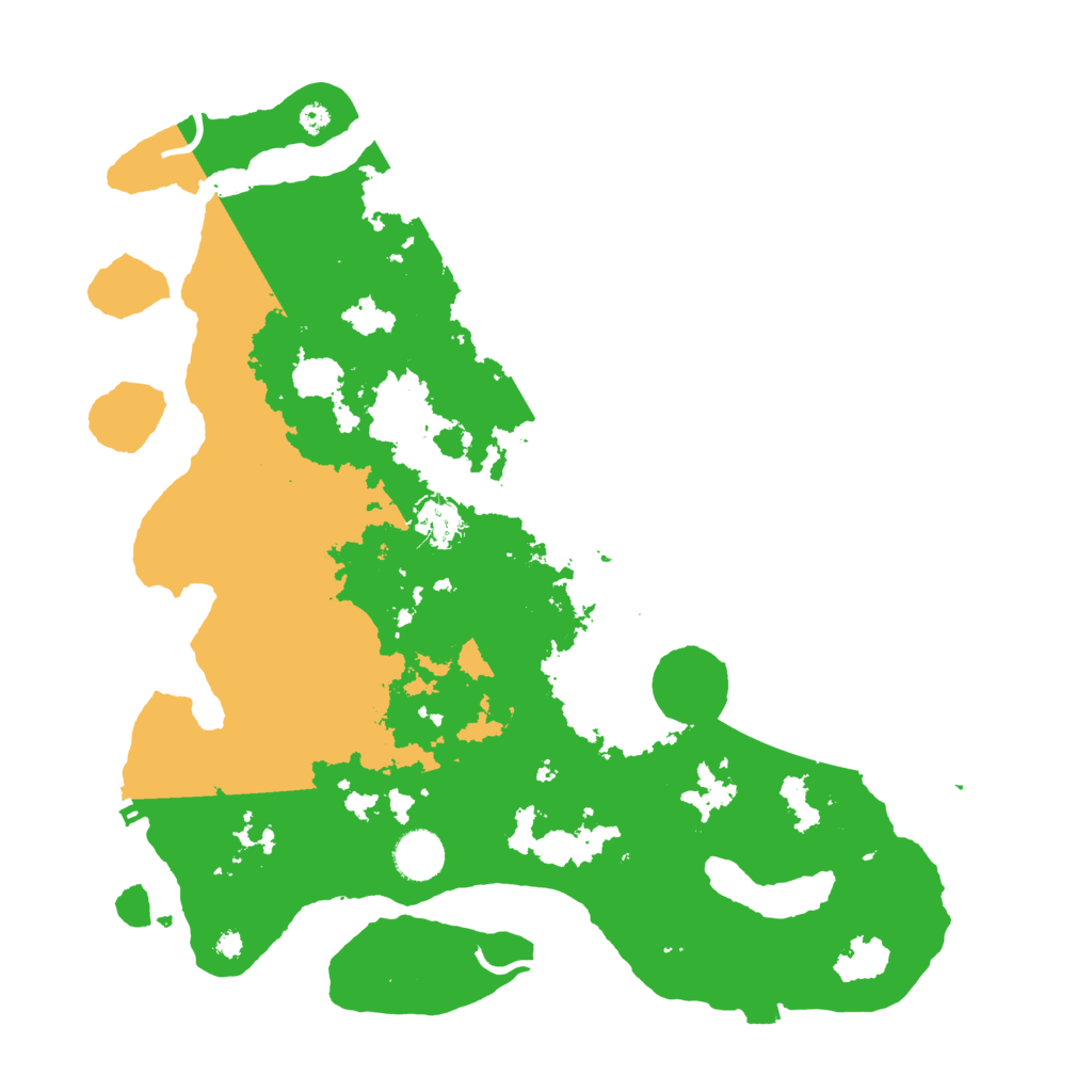Biome Rust Map: Procedural Map, Size: 3800, Seed: 96026001