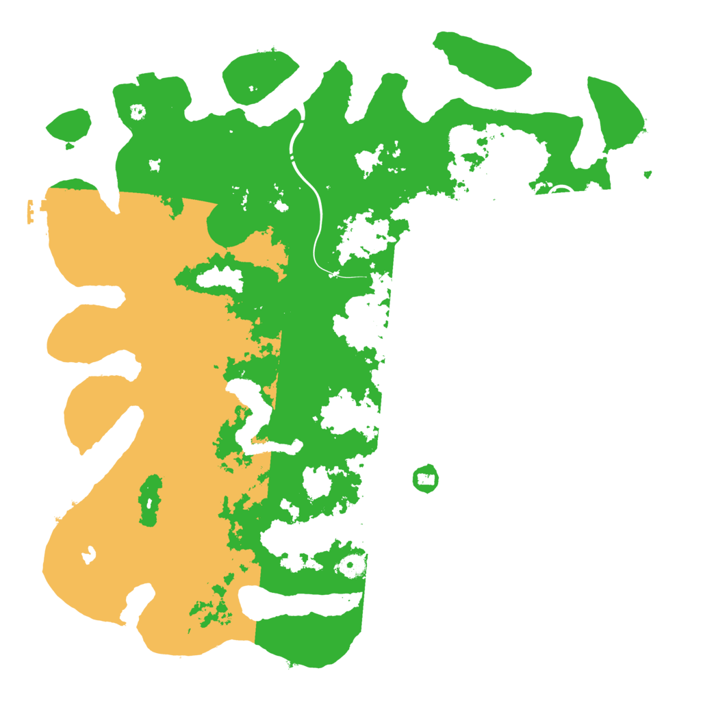 Biome Rust Map: Procedural Map, Size: 4400, Seed: 43815799