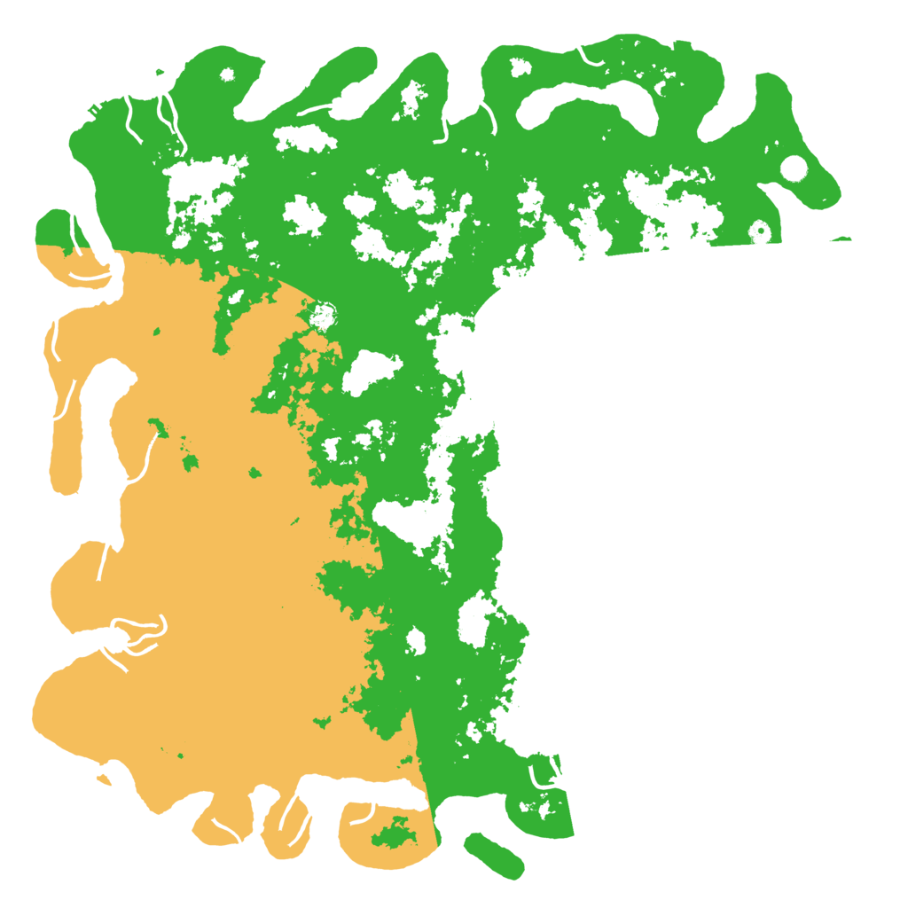 Biome Rust Map: Procedural Map, Size: 6000, Seed: 274615